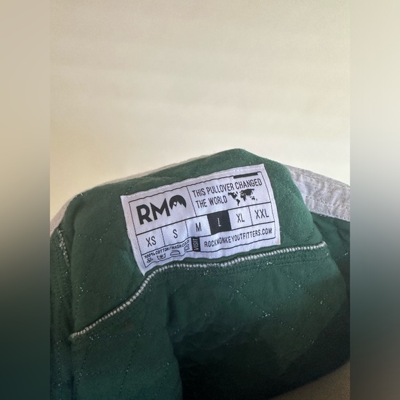 Rock Monkey Quilted Button Up Jacket Light Grey Women Size Large - Picture 2 of 6